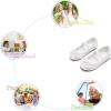imageOtter MOMO Toddler Little Girls Party Dress Princess Shoes Slip On Mary Jane Ballerina Flats ShoesDh23white