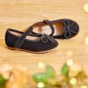 imageOtter MOMO ToddlerLittle Girls Mary Jane Ballerina Flats Shoes Slipon School Party Dress ShoesBlackd736