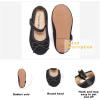imageOtter MOMO ToddlerLittle Girls Mary Jane Ballerina Flats Shoes Slipon School Party Dress ShoesBlackd736