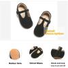 imageOtter MOMO ToddlerLittle Girls Mary Jane Ballerina Flats Shoes Slipon School Party Dress ShoesD711black