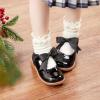 imageOtter MOMO ToddlerLittle Girls Mary Jane Ballerina Flats Shoes Slipon School Party Dress ShoesD756black