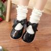 imageOtter MOMO ToddlerLittle Girls Mary Jane Ballerina Flats Shoes Slipon School Party Dress ShoesD756black