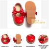 imageOtter MOMO ToddlerLittle Girls Mary Jane Ballerina Flats Shoes Slipon School Party Dress ShoesD756red