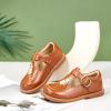 imageOtter MOMO ToddlerLittle Girls Mary Jane Ballerina Flats Shoes Slipon School Party Dress ShoesD759brown