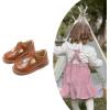 imageOtter MOMO ToddlerLittle Girls Mary Jane Ballerina Flats Shoes Slipon School Party Dress ShoesD759brown