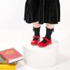 imageOtter MOMO ToddlerLittle Girls Mary Jane Ballerina Flats Shoes Slipon School Party Dress ShoesD763red