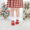 imageOtter MOMO ToddlerLittle Girls Mary Jane Ballerina Flats Shoes Slipon School Party Dress ShoesD764red
