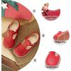 imageOtter MOMO ToddlerLittle Girls Mary Jane Ballerina Flats Shoes Slipon School Party Dress ShoesD764red