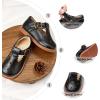 imageOtter MOMO ToddlerLittle Girls Mary Jane Ballerina Flats Shoes Slipon School Party Dress ShoesD765black