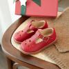 imageOtter MOMO ToddlerLittle Girls Mary Jane Ballerina Flats Shoes Slipon School Party Dress ShoesD765red