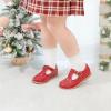imageOtter MOMO ToddlerLittle Girls Mary Jane Ballerina Flats Shoes Slipon School Party Dress ShoesD765red