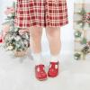 imageOtter MOMO ToddlerLittle Girls Mary Jane Ballerina Flats Shoes Slipon School Party Dress ShoesD765red