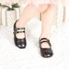 imageOtter MOMO ToddlerLittle Girls Mary Jane Ballerina Flats Shoes Slipon School Party Dress ShoesDf08black
