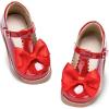 imageOtter MOMO ToddlerLittle Girls Mary Jane Ballerina Flats Shoes Slipon School Party Dress ShoesD766red