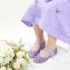 image:imageOtter MOMO ToddlerLittle Girls Mary Jane Ballerina Flats Shoes Slipon School Party Dress ShoesD701purple