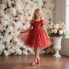 image:imageOtter MOMO ToddlerLittle Girls Mary Jane Ballerina Flats Shoes Slipon School Party Dress ShoesD701red