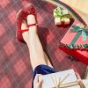 image:imageOtter MOMO ToddlerLittle Girls Mary Jane Ballerina Flats Shoes Slipon School Party Dress ShoesD701red