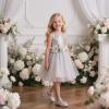 image:imageOtter MOMO ToddlerLittle Girls Mary Jane Ballerina Flats Shoes Slipon School Party Dress ShoesD701silver