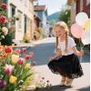 image:imageOtter MOMO ToddlerLittle Girls Mary Jane Ballerina Flats Shoes Slipon School Party Dress ShoesD706gold