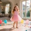 image:imageOtter MOMO ToddlerLittle Girls Mary Jane Ballerina Flats Shoes Slipon School Party Dress ShoesD708pink