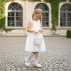 image:imageOtter MOMO ToddlerLittle Girls Mary Jane Ballerina Flats Shoes Slipon School Party Dress ShoesD716glitter White