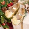 image:imageOtter MOMO ToddlerLittle Girls Mary Jane Ballerina Flats Shoes Slipon School Party Dress ShoesD716gold