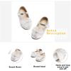 image:imageOtter MOMO ToddlerLittle Girls Mary Jane Ballerina Flats Shoes Slipon School Party Dress ShoesD716silver