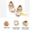 image:imageOtter MOMO ToddlerLittle Girls Mary Jane Ballerina Flats Shoes Slipon School Party Dress ShoesDf14gold