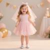 image:imageOtter MOMO ToddlerLittle Girls Mary Jane Ballerina Flats Shoes Slipon School Party Dress ShoesDf16white