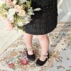 image:imageOtter MOMO ToddlerLittle Girls Mary Jane Ballerina Flats Shoes Slipon School Party Dress ShoesDf28black