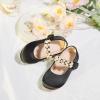 image:imageOtter MOMO ToddlerLittle Girls Mary Jane Ballerina Flats Shoes Slipon School Party Dress ShoesDf28black