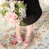 image:imageOtter MOMO ToddlerLittle Girls Mary Jane Ballerina Flats Shoes Slipon School Party Dress ShoesDf28pink