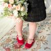 image:imageOtter MOMO ToddlerLittle Girls Mary Jane Ballerina Flats Shoes Slipon School Party Dress ShoesDf28red