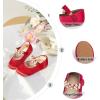 image:imageOtter MOMO ToddlerLittle Girls Mary Jane Ballerina Flats Shoes Slipon School Party Dress ShoesDf28red