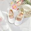 image:imageOtter MOMO ToddlerLittle Girls Mary Jane Ballerina Flats Shoes Slipon School Party Dress ShoesDf28white