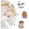 image:imageOtter MOMO ToddlerLittle Girls Mary Jane Ballerina Flats Shoes Slipon School Party Dress ShoesDf28white