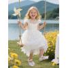image:imageOtter MOMO ToddlerLittle Girls Mary Jane Ballerina Flats Shoes Slipon School Party Dress ShoesDf29white