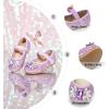 image:imageOtter MOMO ToddlerLittle Girls Mary Jane Ballerina Flats Shoes Slipon School Party Dress ShoesDf31purple