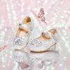 image:imageOtter MOMO ToddlerLittle Girls Mary Jane Ballerina Flats Shoes Slipon School Party Dress ShoesDf31silver