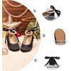 image:imageOtter MOMO ToddlerLittle Girls Mary Jane Ballerina Flats Shoes Slipon School Party Dress ShoesDf33black