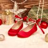 image:imageOtter MOMO ToddlerLittle Girls Mary Jane Ballerina Flats Shoes Slipon School Party Dress ShoesDf33red