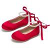image:imageOtter MOMO ToddlerLittle Girls Mary Jane Ballerina Flats Shoes Slipon School Party Dress ShoesDf33red