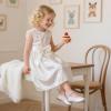 image:imageOtter MOMO ToddlerLittle Girls Mary Jane Ballerina Flats Shoes Slipon School Party Dress ShoesDf33white