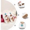 image:imageOtter MOMO ToddlerLittle Girls Mary Jane Ballerina Flats Shoes Slipon School Party Dress ShoesDf36white