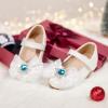 image:imageOtter MOMO ToddlerLittle Girls Mary Jane Ballerina Flats Shoes Slipon School Party Dress ShoesDf36white