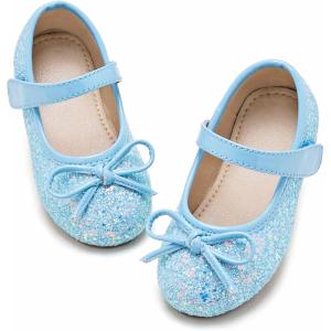 image:imageOtter MOMO ToddlerLittle Girls Mary Jane Ballerina Flats Shoes Slipon School Party Dress ShoesD701blue