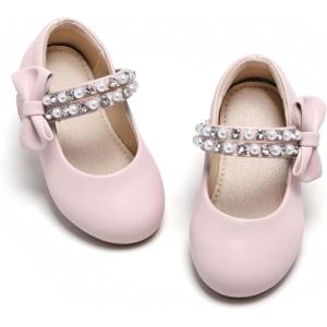 image:imageOtter MOMO ToddlerLittle Girls Mary Jane Ballerina Flats Shoes Slipon School Party Dress ShoesDf13pink