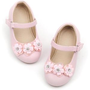 image:imageOtter MOMO ToddlerLittle Girls Mary Jane Ballerina Flats Shoes Slipon School Party Dress ShoesDf14pink