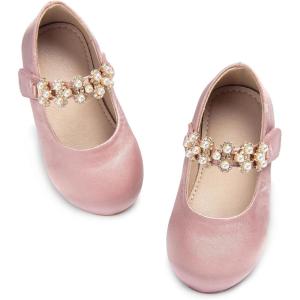 image:imageOtter MOMO ToddlerLittle Girls Mary Jane Ballerina Flats Shoes Slipon School Party Dress ShoesDf28pink