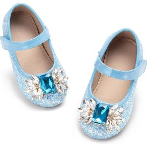 image:imageOtter MOMO ToddlerLittle Girls Mary Jane Ballerina Flats Shoes Slipon School Party Dress ShoesDf31blue
